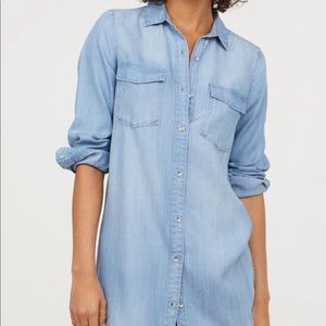 H&M Denim Shirtdress US8 (M)
